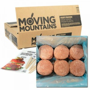 Veganiški paplotėliai, šaldyti, MOVING MOUNTAINS,  20 x 113,5 g